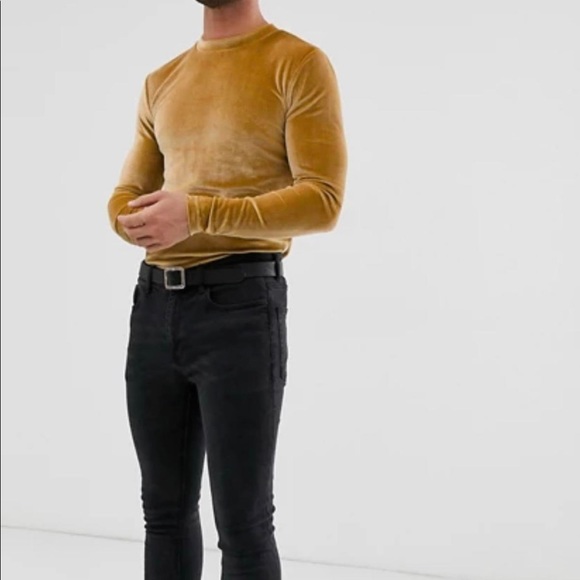 Velvet long sleeve shirt - Picture 2 of 4